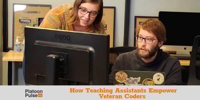 Teaching Assistants Empower Veteran Coders